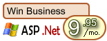 Windows Business Hosting - ASP .Net - MS SQL - $9.95 per month