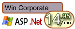 Windows Corporate Hosting - ASP .Net - MS SQL - $14.95 per month
