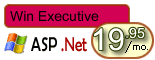 Windows Executive Hosting - ASP .Net - 2 x MS SQL - $19.95 per month